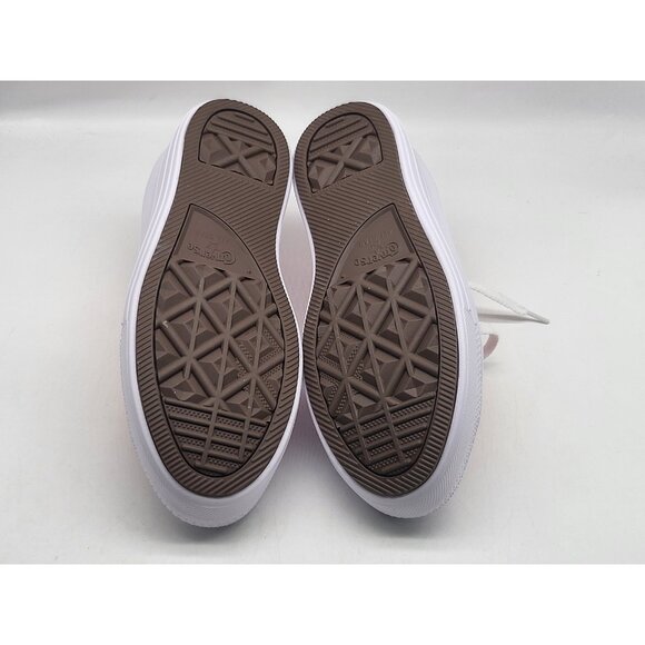 Converse All Star Shoes Youth Size 5.5 Pink Crochet Platform Lace Up Sneakers - Picture 7 of 10